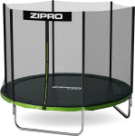 Batutas Zipro Jump Pro 6FT, 183 cm, su išoriniu apsauginiu tinklu