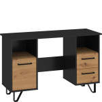 Rašomasis kompiuterio stalas BOS-01, Juodas/artisan ąžuolo