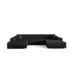 Universalus minkštas kampas NORE Vento, juoda