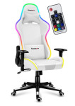 HUZARO FORCE 6.2 White RGB LED žaidimų kėdė
