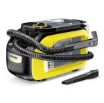 KARCHER SE 3-18 (su akumuliatoriumi) belaidis dulkių siurblys sofos kilimų valiklis - purkštukas