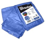 Sutvirtintas tentas Bradas Blue, 8 x 12 m, 60 g/m²