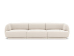 Sofa Micadoni Home Miley Miley 259x85x74 cm, balta