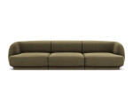 Sofa Micadoni Home Miley Miley 259x85x74 cm, ruda