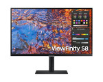 Samsung ViewFinity S8 27" 4K Ultra HD IPS LED Monitorius, Juodas, 3840x2160, HDMI, USB hub, Aukščio Reguliavimas, Plokščias Ekranas