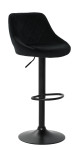 Baro kėdė Omega, juoda