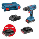 Akumuliatorinis gręžtuvas Bosch Professional GSR, 18 V, su akumuliatoriumi ir įkrovikliu