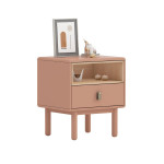 Naktinis staliukas Home4You Iris, rožinis