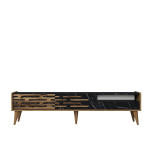 TV staliukas Asir, rudas/juodas