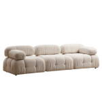 Trivietė sofa Atelier Del Sofa Bubble, smėlio spalvos
