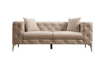 Dvivietė sofa Atelier Del Sofa Como Ecru, smėlio spalvos