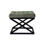 Pouffe Capraz - Black, Green