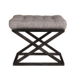 Pouffe Capraz - Black, Grey