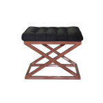 Pouffe Capraz - Copper, Black