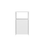 Naktinis staliukas Asir, 36x25,3x61,4 cm, baltas
