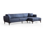 Kampinė sofa Asir Belissimo Right, mėlyna