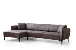 Kampinė sofa Asir Belissimo Left, pilka