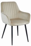 Kėdė Leobert Solden, smėlio/juoda