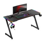 Žaidimų stalas Huzaro Hero 3.3 RGB, juodas