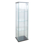 Vitrina Home4You Aiko, 42x36x161cm, skaidri