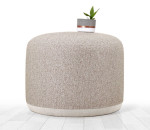 Pufas Cedre, smėlio spalvos