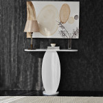 Konsolė Asir Ellittica, balta