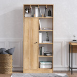 Knygų lentyna Asir Jemma, ruda