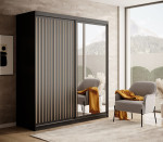 Spinta ADRK Furniture Delia 180, juoda