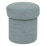 Pouf "Kita" D37cm žalia celadon - Atmosphera interjero kūrėjas