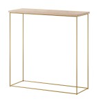 Stalas-konsolė ADRK Furniture Milan, auksinis/rudas