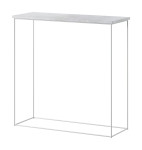 Stalas-konsolė ADRK Furniture Milan, baltas/pilkas