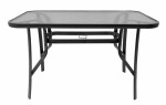 Lauko stalas Majorca Duo, 150x80x70 cm, pilkas