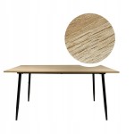 Stalas Ivor, 120x80x75 cm, rudas