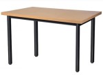 Stalas Vita, 140x80x75 cm, rudas