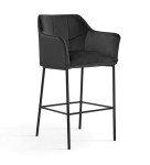 Baro kėdė Wood Garden Boston, juoda