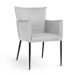 Valgomojo kėdė Wood Garden Cascada, pilka