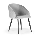 Valgomojo kėdė Wood Garden Korfu, pilka