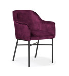 Valgomojo kėdė Wood Garden Malaga, violetinė