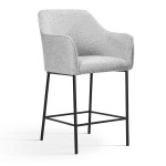 Baro kėdė Wood Garden Malaga, pilka