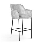 Baro kėdė Wood Garden Malaga, pilka