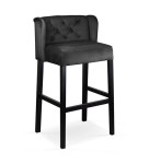 Baro kėdė Wood Garden Manchester, juoda