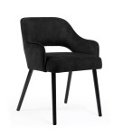 Valgomojo kėdė Wood Garden Mercy Plus, juoda