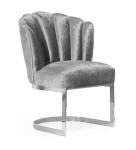 Valgomojo kėdė Wood Garden Monaliza, pilka