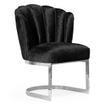 Valgomojo kėdė Wood Garden Monaliza, juoda