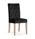 Valgomojo kėdė Wood Garden Orlando, juoda