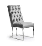 Valgomojo kėdė Wood Garden Paul, pilka