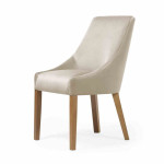 Valgomojo kėdė Wood Garden Paweł, smėlio spalvos