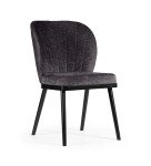 Valgomojo kėdė Wood Garden Shelly Pro, juoda
