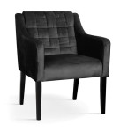 Valgomojo kėdė Wood Garden Trevor, juoda