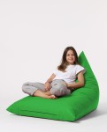 Sėdmaišis Pyramid Big Bed Pouf, žalias